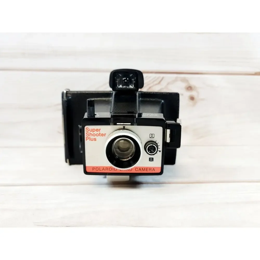 Vintage Polaroid Super Shooter Plus Land Camera With Case 1970s